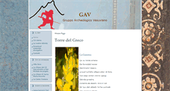 Desktop Screenshot of gruppoarcheologicovesuviano.org