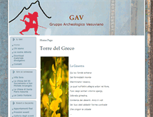 Tablet Screenshot of gruppoarcheologicovesuviano.org